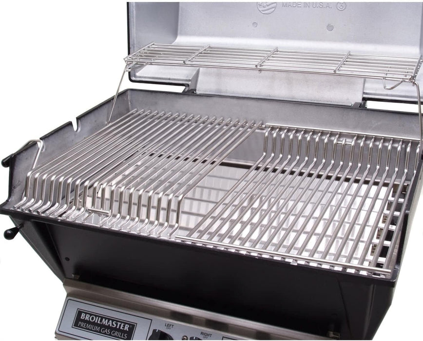 Broilmaster - SS Smoker Shutter, SS Rod Multi-Level Grids, Flare Busters, SS Griddle, LP