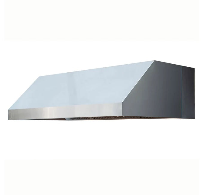 True Flame - 48" Outdoor Rated, 1200 CFM Vent Hood, includes 1/2" Mounting Bracket - TF-VH-48