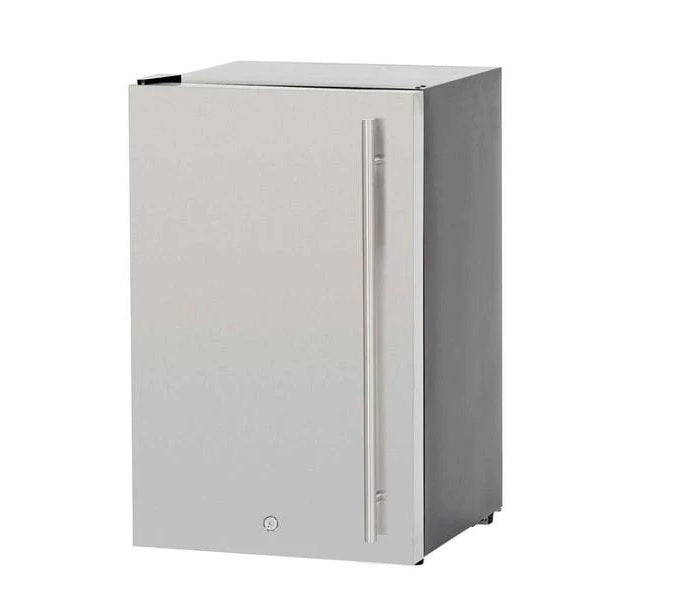 True Flame - 24" 5.3C Deluxe Outdoor Rated Fridge Left to Right Opening - TF-RFR-24D