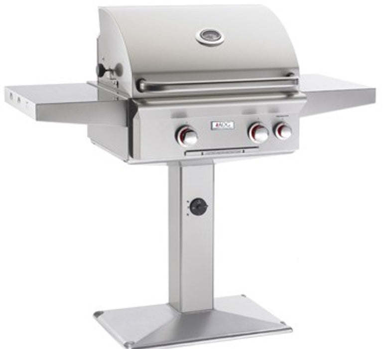 American Outdoor Grill - "T" Series 24” Grill Complete w/Patio Post and Base - 24NPT