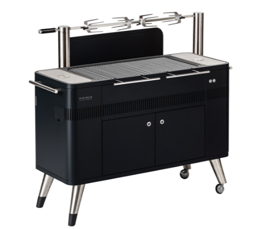 Everdure by heston - HUB II 54-Inch Charcoal Grill With Rotisserie & Electronic Ignition