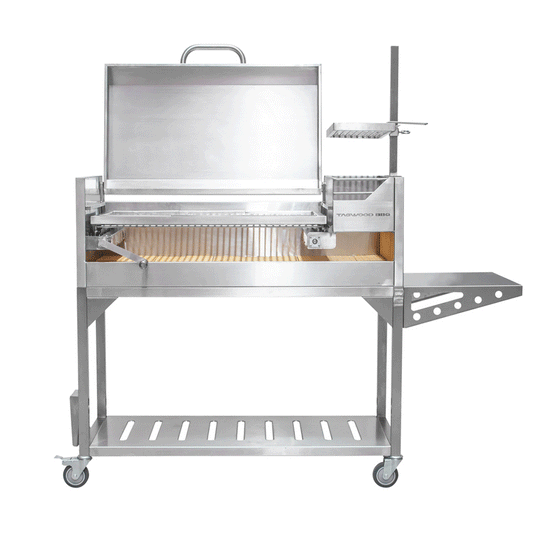 Tagwood BBQ - Freestanding Charcoal Argentine all SS with top lid - BBQ01SS