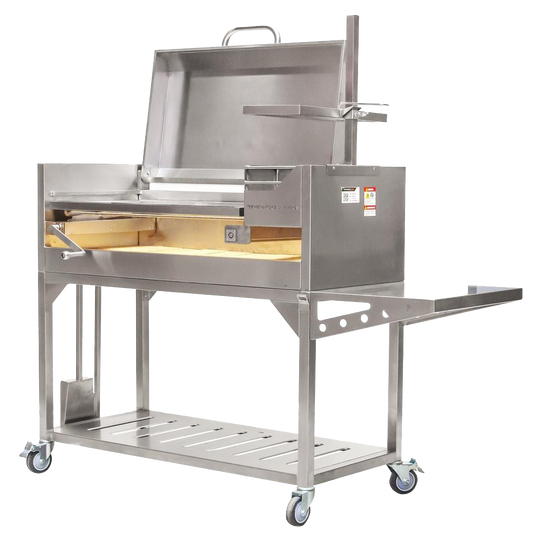 Tagwood BBQ - Freestanding Charcoal Argentine all SS with top lid - BBQ01SSF