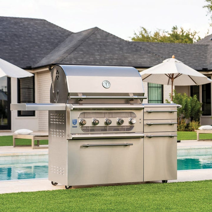 American Made Grills Freestanding Grill American Made Grills - Muscle - 36" - Natural Gas/Liquid Propane - Hybrid - Cart - MUSFS36-NG