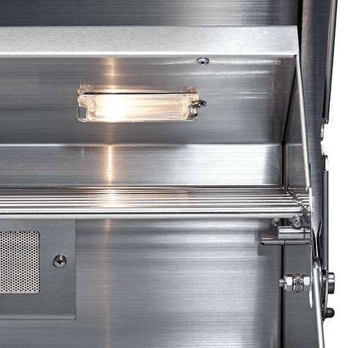 Broilmaster Freestanding Grill Broilmaster 34" Freestanding BBQ Gas Grill - 3 Bow Tie burners - 18,000 BTUs each - 2 Doors - 2 Fold-Down Side Shelves