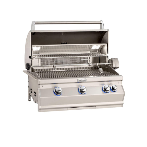 Fire Magic Built-In Grill Fire Magic Aurora A540i Built-In Grill With Analog Thermometer With Rotisserie Back Burner - Natural Gas / Liquid Propane