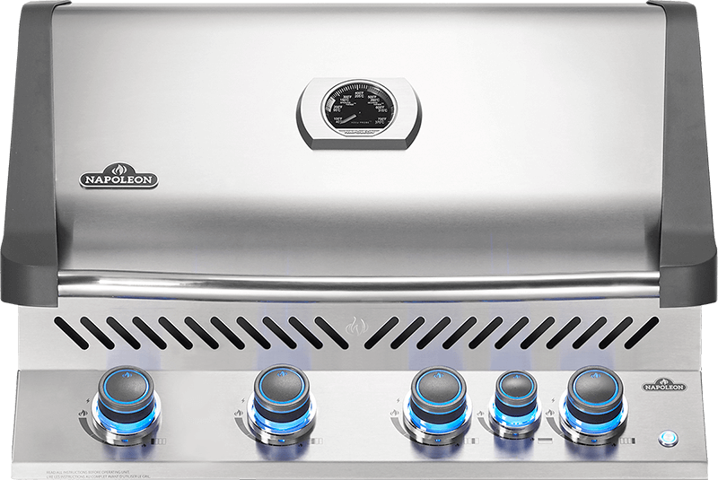 Napoleon Grills Built-in Grills Napoleon Grills - Built-in Prestige®500 RB Stainless Steel with Infrared Rear Burner