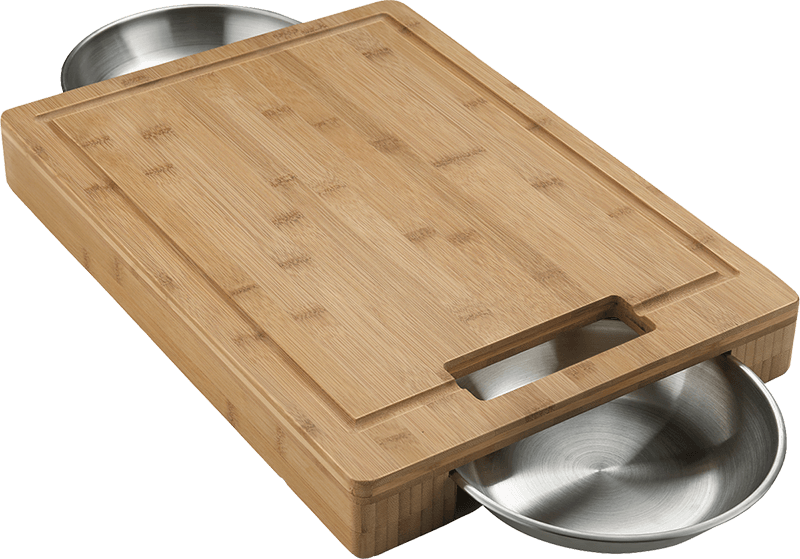 Napoleon Grills Cooking Products Napoleon Grills - Cutting Board with Stainless Steel Bowls