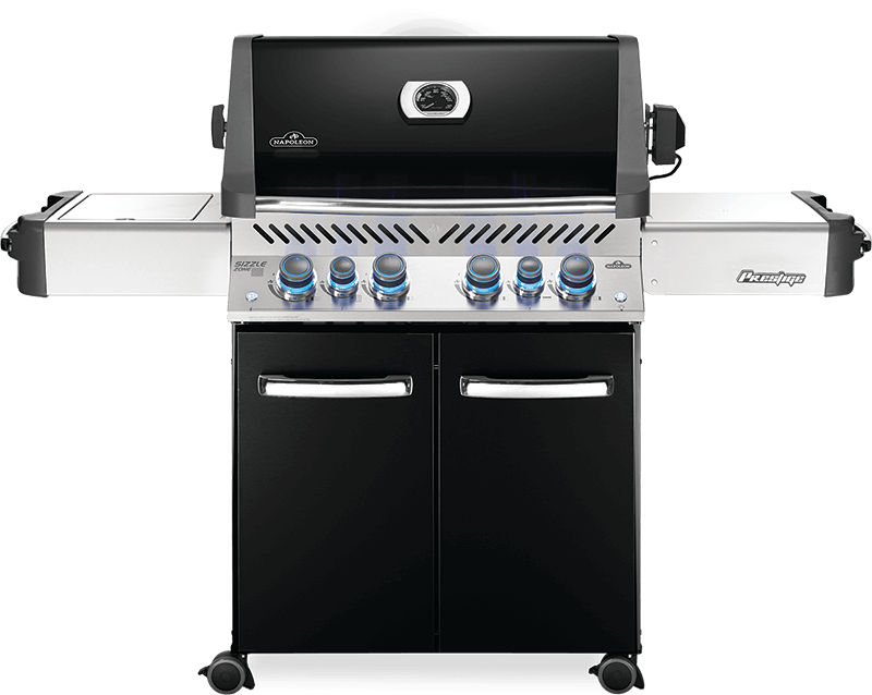 Napoleon Grills Gas Grills Napoleon Grills - Prestige®500 RSIB Black with Infrared Side & Rear Burners