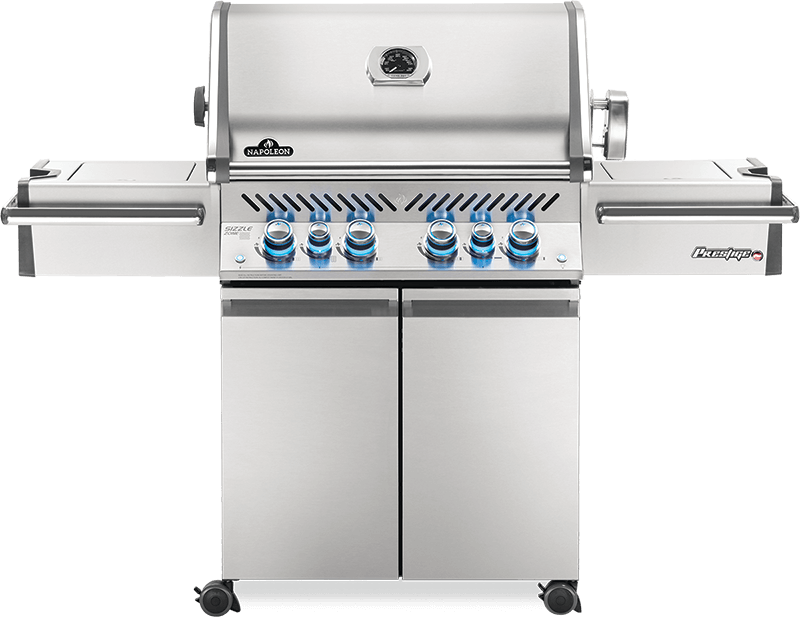 Napoleon Grills Gas Grills Napoleon Grills - Prestige PRO™500 RSIB Stainless Steel with Infrared Side & Rear Burners