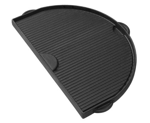 Primo Ceramic Grills Accessories Primo Ceramic Grills Cast Iron Griddle for JR 200, Flat and Grooved Sides, (1 pc)